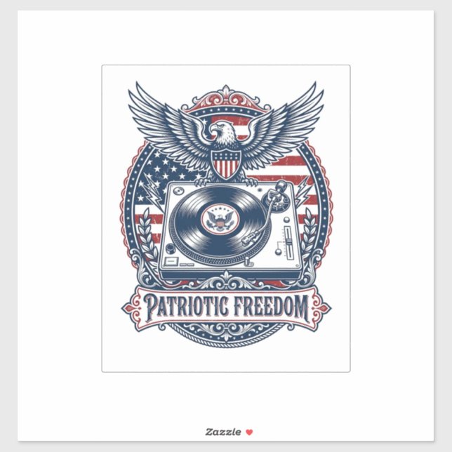Sticker T-shirt vectoriel pour collectionneur de vinyles p (Feuille)
