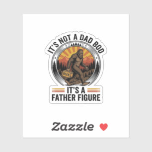 Sticker T-Shirt Vintage Bière Figure Paternelle Bigfoot Dr
