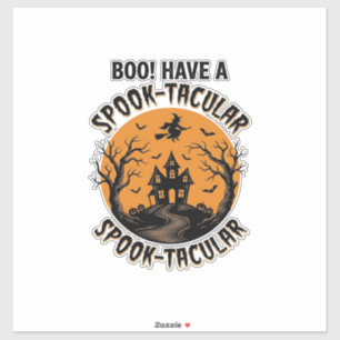 Sticker T-shirt vintage de maison hantée Spook-Tacular Hal
