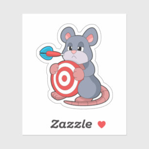 Sticker Tableau de bord fléchettes de souris