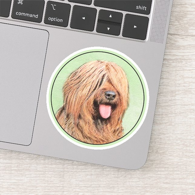 Sticker Tableau de bord - Joli art original chien (Détail)