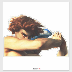 Sticker Tableau Fallen Angel par Alexandre Cabanel