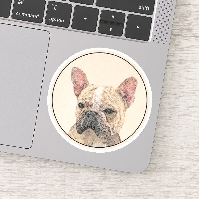 Sticker Tableau Français Bulldog (Sable) - Joli Original D (Détail)