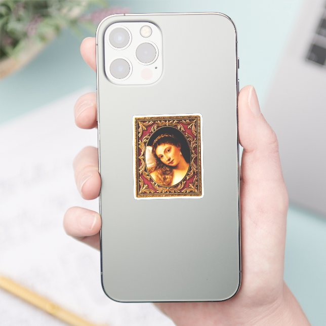 Sticker Tableaux de la Renaissance encadrés : Vénus d'Urbi (Téléphone)