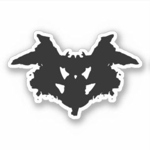 Sticker Tache d'encre de Rorschach