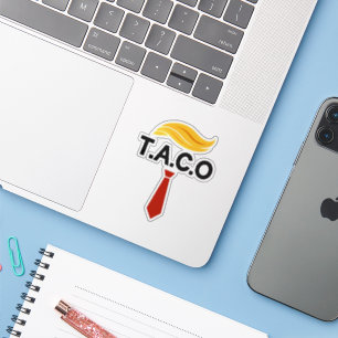 Sticker Taco Trump chasse toujours les poulets