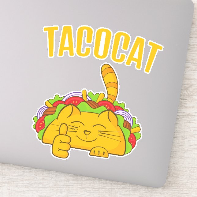 Sticker Tacocat Chats Mignons Tacos (Détail)