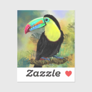 Sticker tactile tropical