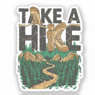 Sticker Take a Hike