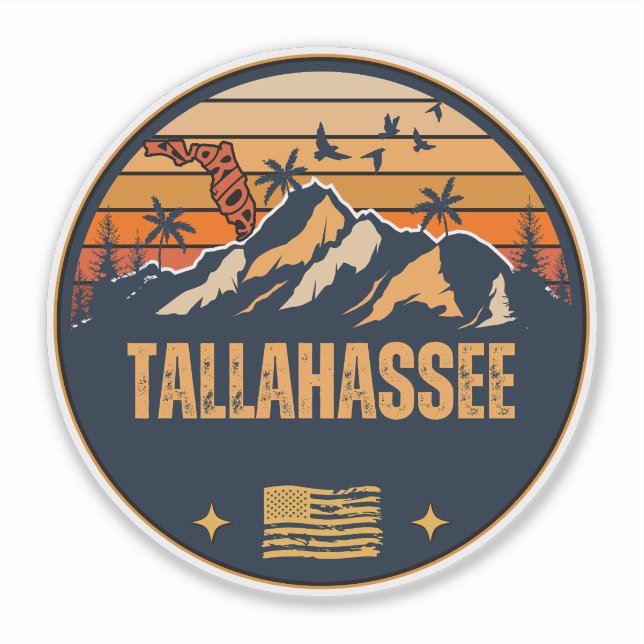 Sticker Tallahassee, Floride  (Devant)