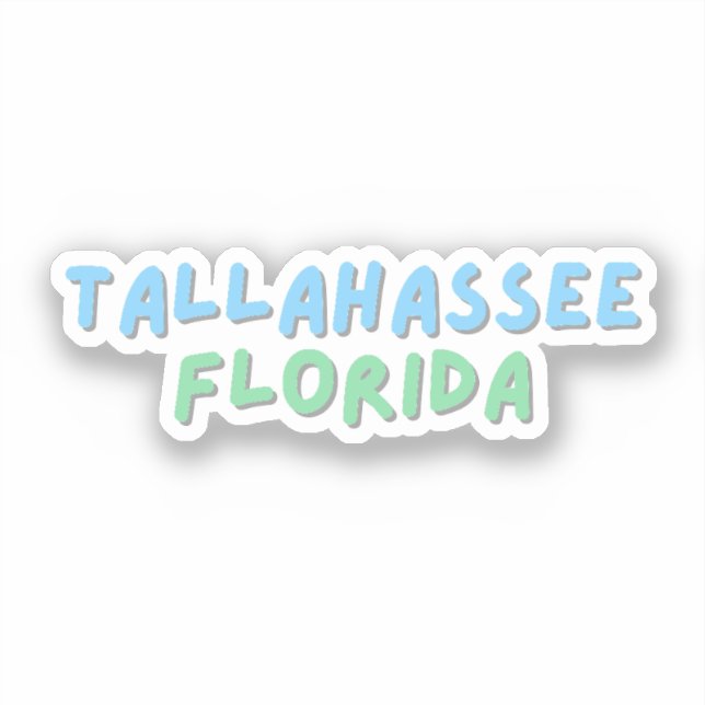 Sticker Tallahassee Floride (Recto)