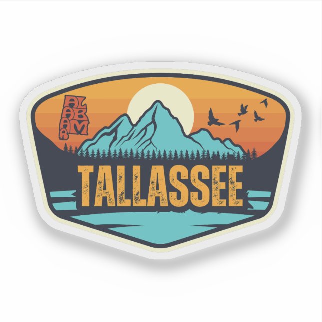 Sticker Tallassee, Alabama (Devant)