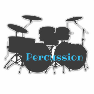 Sticker Tambour Ensemble Percussion Conception Contour Sti