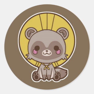 Sticker Tanuki (Chien Raccon)