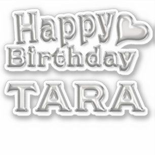 Sticker Tara Happy Birthday
