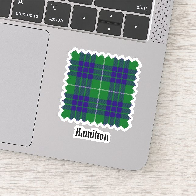 Sticker Tartan Clan Hamilton Hunter (Détail)