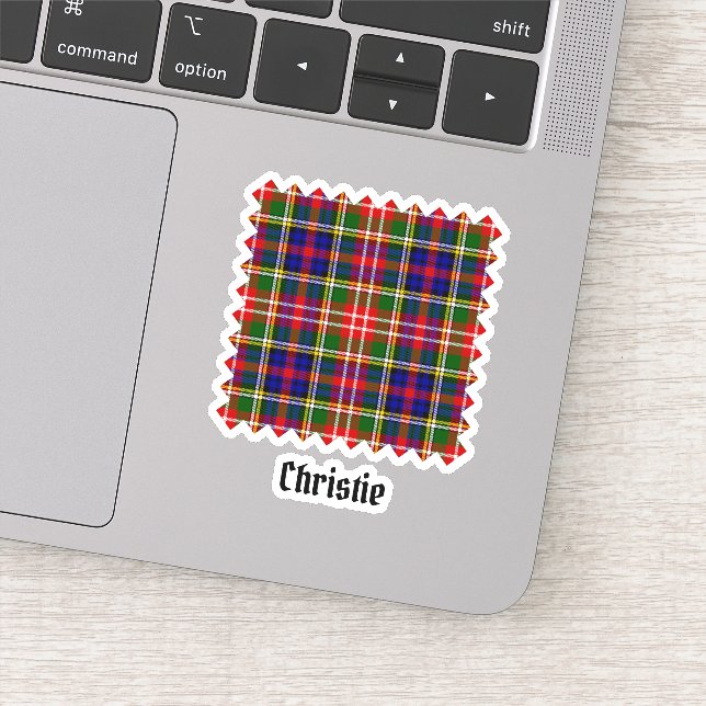 Sticker Tartan du clan Christie (Détail)