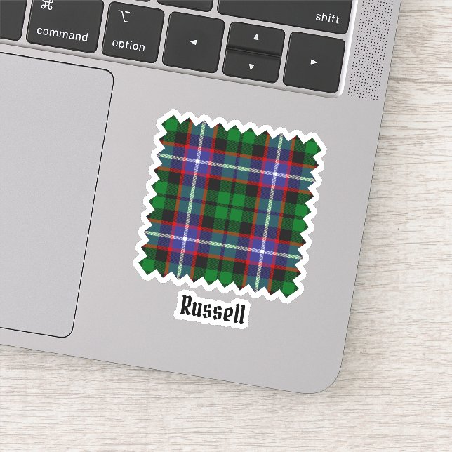 Sticker Tartan du clan Russell (Détail)