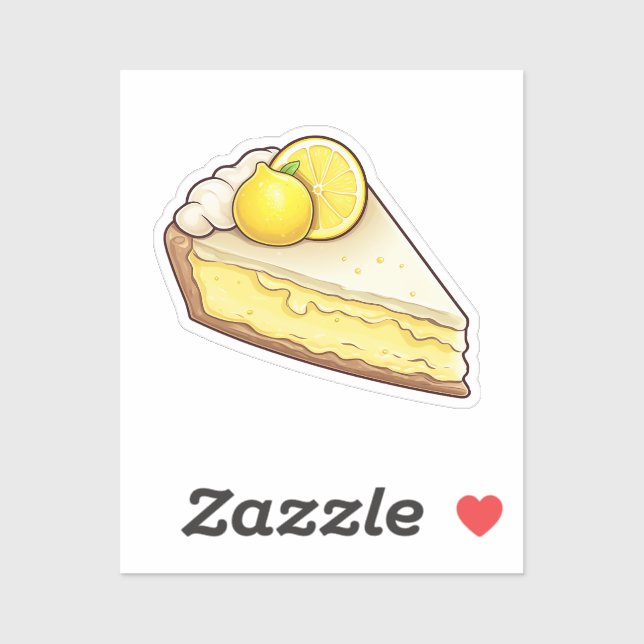 Sticker Tarte au citron (Feuille)