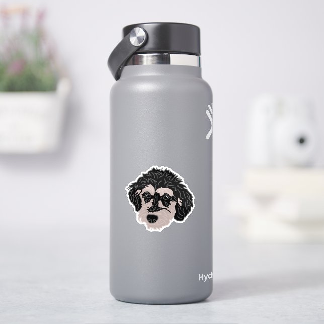 Sticker Tasse pour maman de Labradoodle (HydroFlask)