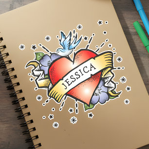 Sticker Tatouage cardiaque