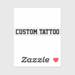 Sticker Tatouage temporaire personnalisé Votre soirée de f