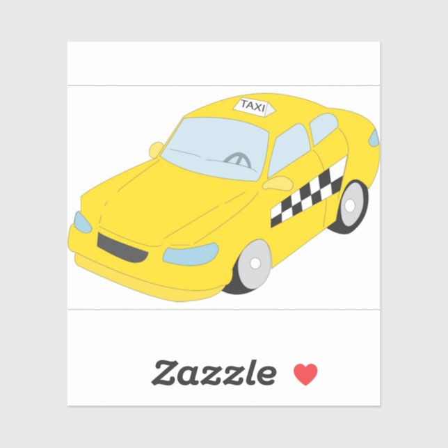 Sticker Taxi (Feuille)