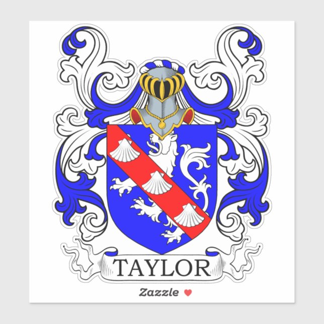 Sticker Taylor Family Crest (Feuille)