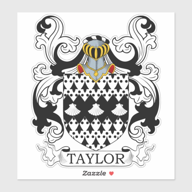 Sticker Taylor Family Crest (Feuille)