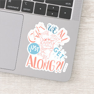 Sticker TAZ™   Ne pouvons-nous pas tous nous entendre ? !