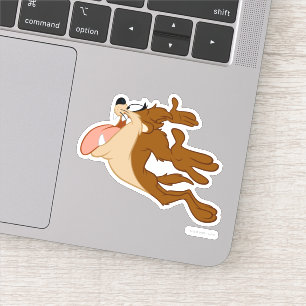 Sticker TAZ™ volant à travers l'air