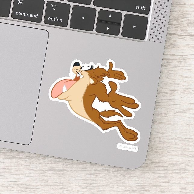 Sticker TAZ™ volant à travers l'air (Détail)