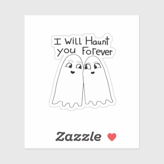 Sticker Te hanter - Jusqu'à ce que la mort nous fassions c (Feuille)