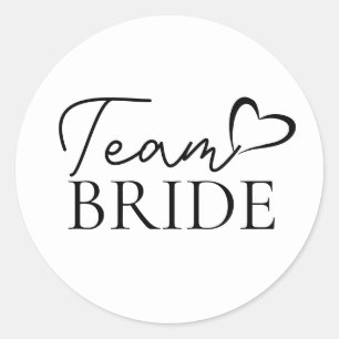 Sticker Team Bride - Fun Bachelorette Party Favori