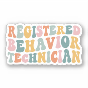 Sticker Technicien de comportement enregistré RBT BCBA ABA