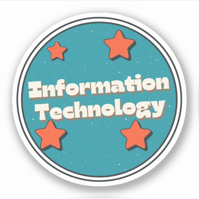 Sticker Technologie de l'information (Devant)