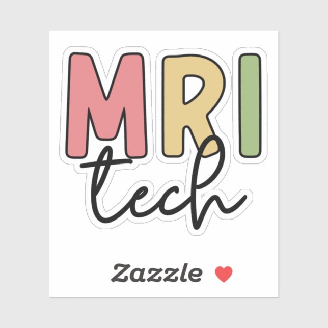 Sticker Technologie IRM | Cadeaux de technologue IRM (Feuille)