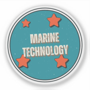 Sticker Technologie marine