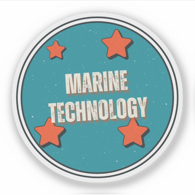 Sticker Technologie marine (Devant)