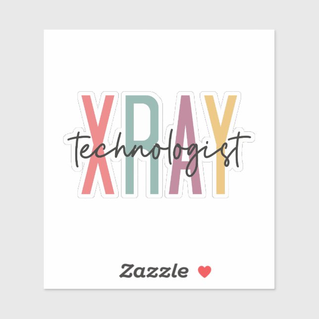 Sticker Technologue en radiographie (Feuille)
