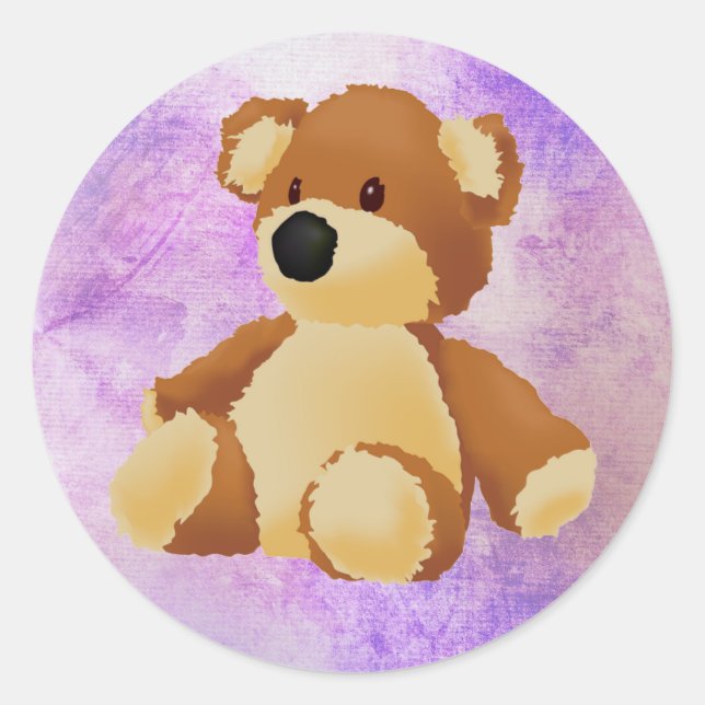 Sticker Teddy Bear Circle (Devant)