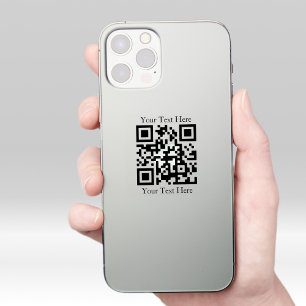 Sticker Téléchargez facilement votre propre code QR   tran