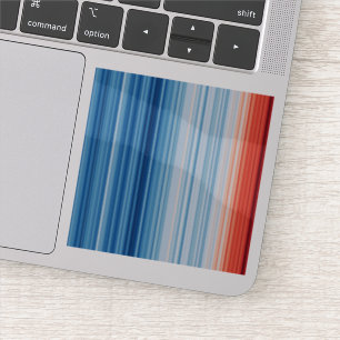 Sticker Températures du réchauffement climatique Politique