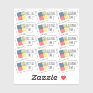 Sticker Temps de courtepointe Artiste Hobby Bujo Planner