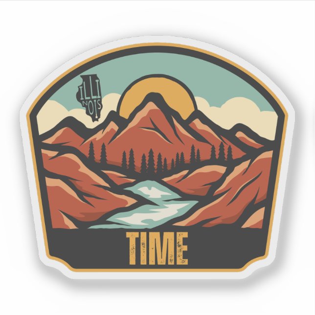 Sticker Temps, Illinois  (Devant)