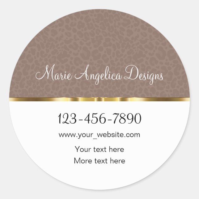 Sticker tendance Classy Étiquette (Devant)