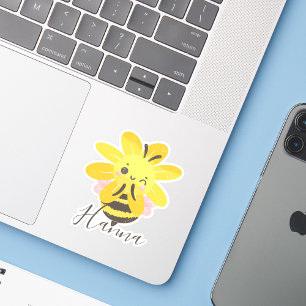 Sticker Tendance pour elle pour enfants Mignonne abeille e
