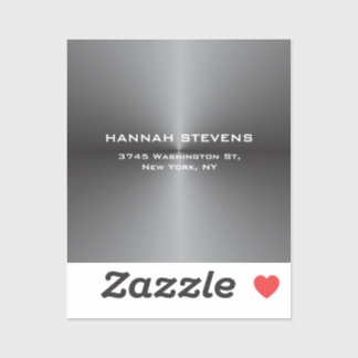 Sticker Tendance simple gris clair élégant moderne