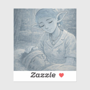 Sticker Tendresse / Infirmière / Hôpital 