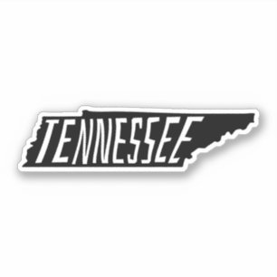 Sticker Tennessee, American State Outline - Voyage